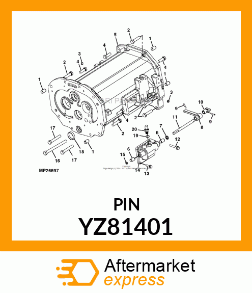 PIN FASTENER YZ81401