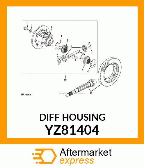 CARRIER, DIFF YZ81404