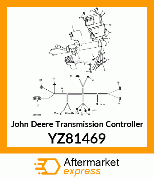 CUT ELECTRONIC CONTROLLER ASM YZ81469