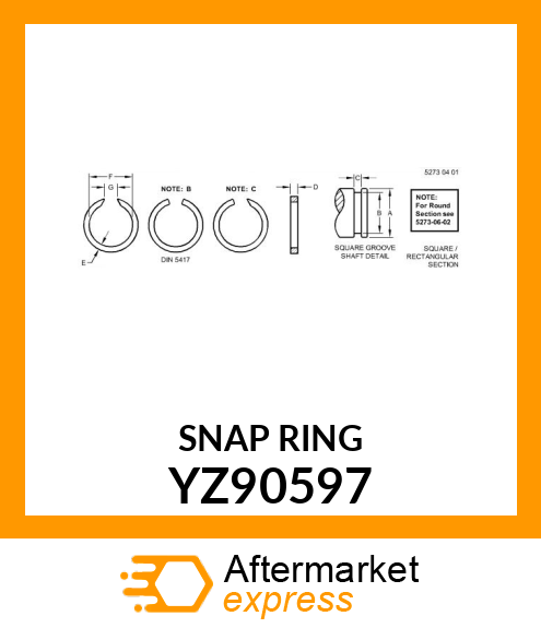 SNAP RING YZ90597