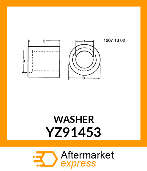 WASHER YZ91453