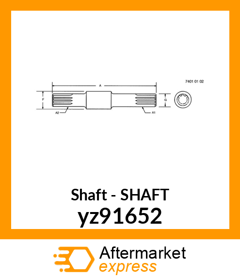 SHAFT yz91652