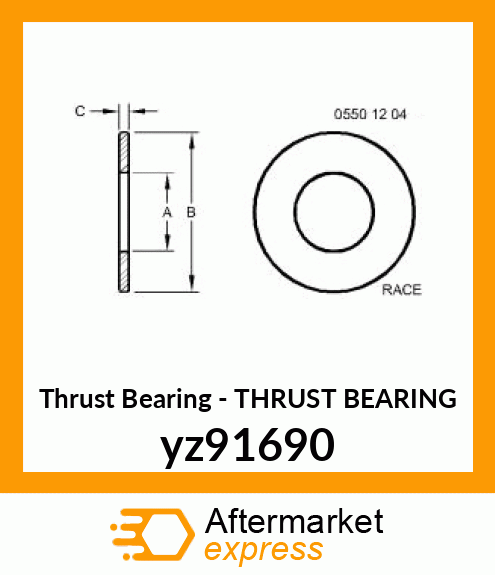 THRUST BEARING yz91690