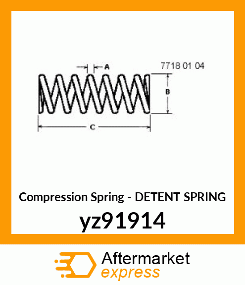 DETENT SPRING yz91914