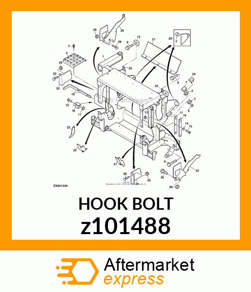 HOOK BOLT z101488