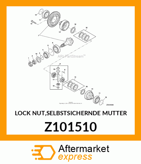 LOCK NUT,SELBSTSICHERNDE MUTTER Z101510