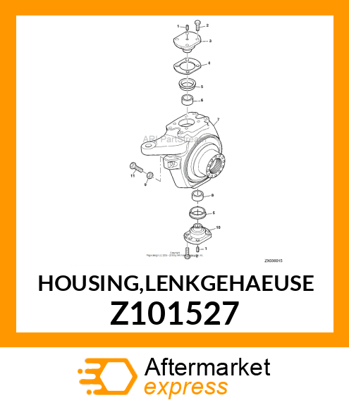 HOUSING,LENKGEHAEUSE Z101527