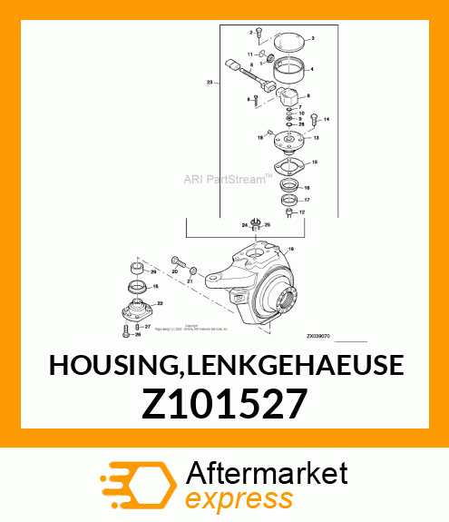 HOUSING,LENKGEHAEUSE Z101527