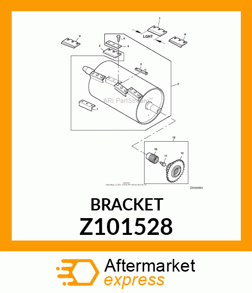 HOLDER,BRACKET, KNIFE Z101528