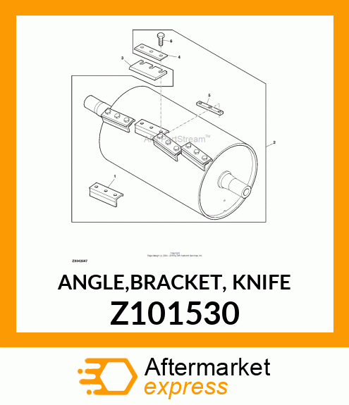 ANGLE,BRACKET, KNIFE Z101530