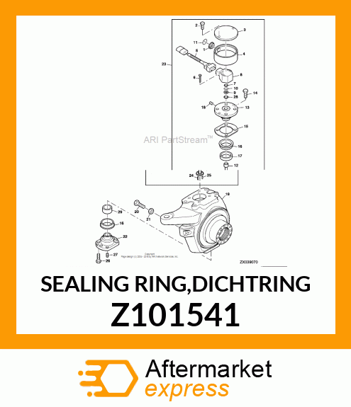 SEALING RING,DICHTRING Z101541