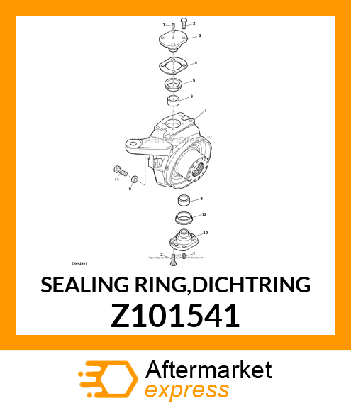 SEALING RING,DICHTRING Z101541