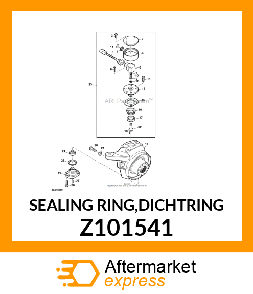 SEALING RING,DICHTRING Z101541