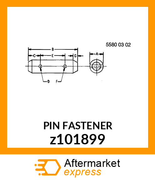 PIN FASTENER z101899