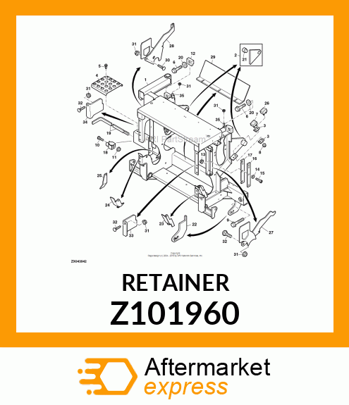 RETAINER Z101960