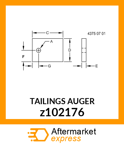 TAILINGS AUGER z102176