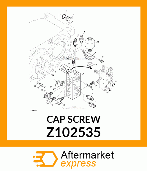 CAP SCREW Z102535