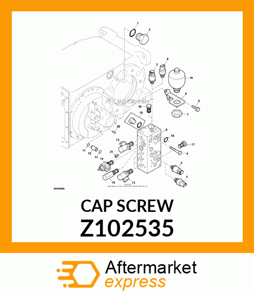 CAP SCREW Z102535