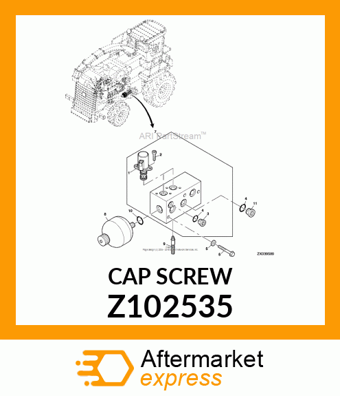 CAP SCREW Z102535