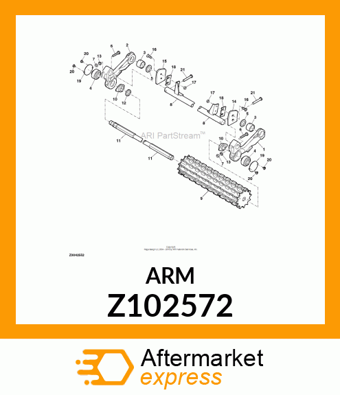 ARM,RADIUS LH Z102572