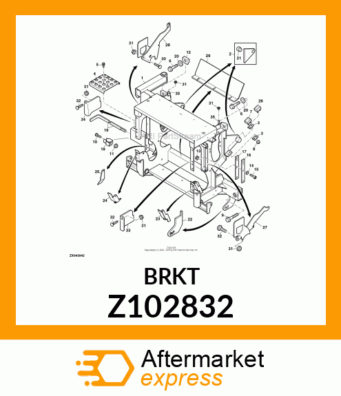 DEFLECTOR RIGHT Z102832