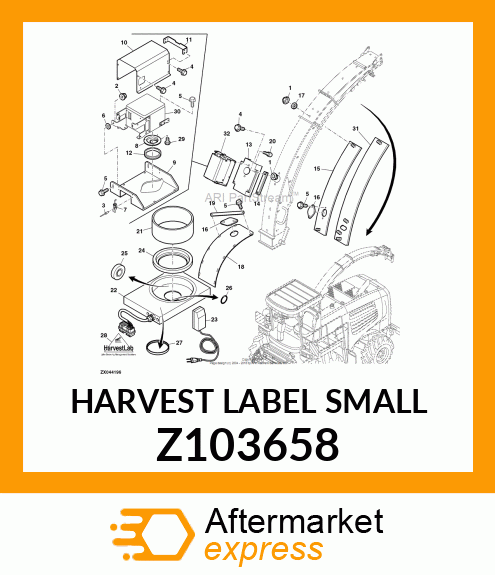 HARVEST LABEL SMALL Z103658