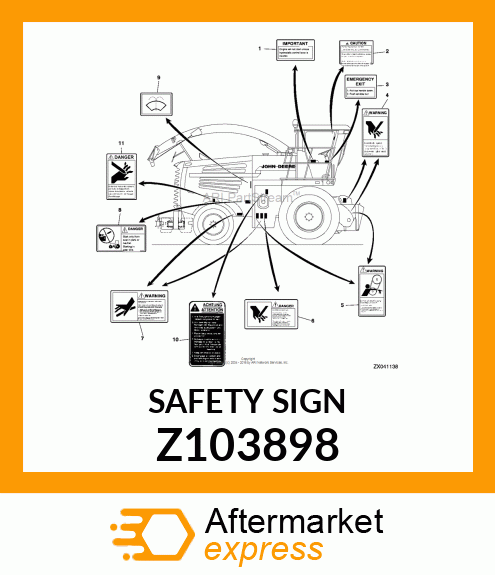 SAFETY SIGN Z103898