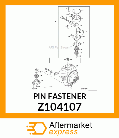 PIN FASTENER Z104107