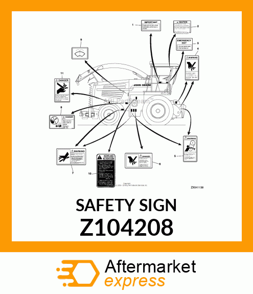 SAFETY SIGN Z104208