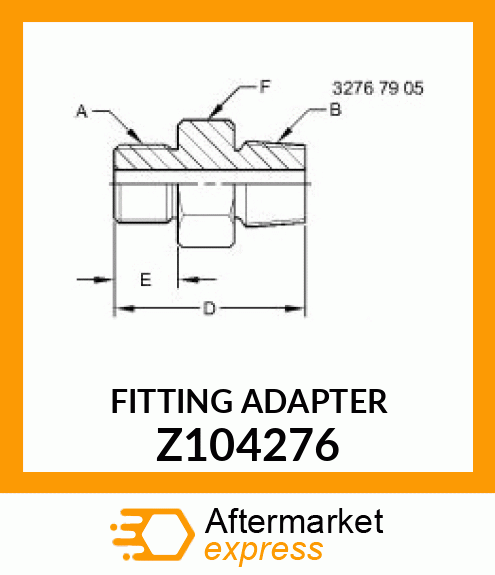 FITTING ADAPTER Z104276