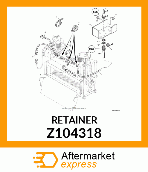 RETAINER Z104318