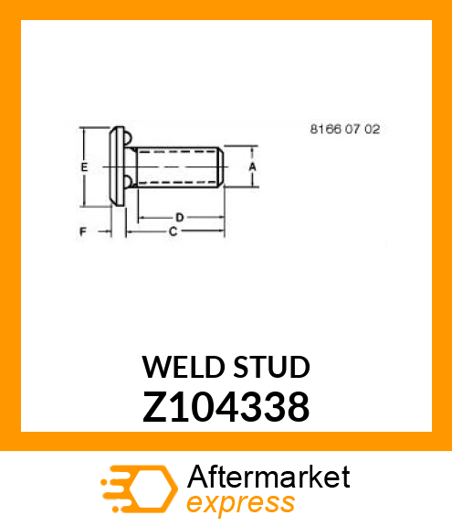 WELD STUD Z104338