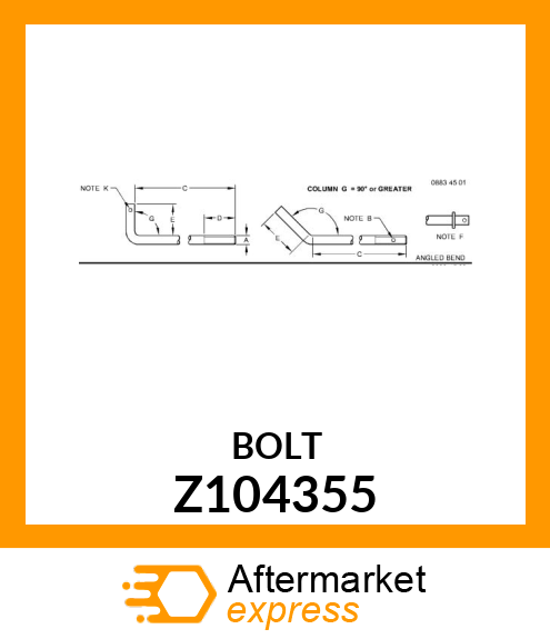 BOLT Z104355