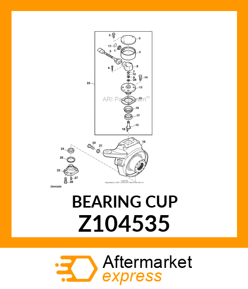 BEARING CUP Z104535