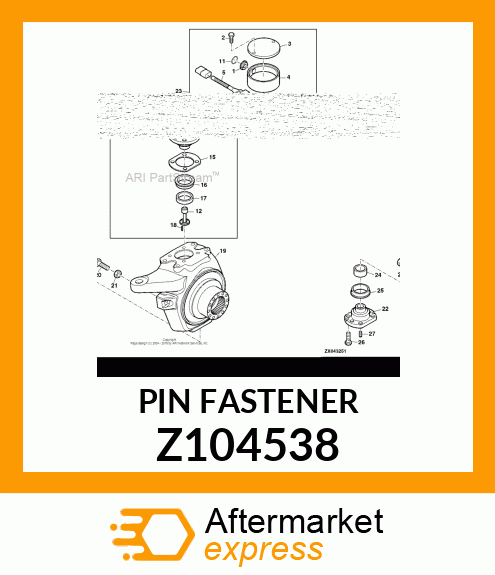 PIN FASTENER Z104538