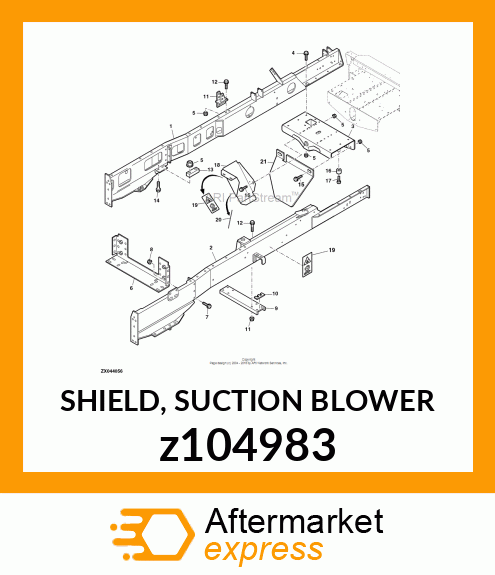 SHIELD, SUCTION BLOWER z104983