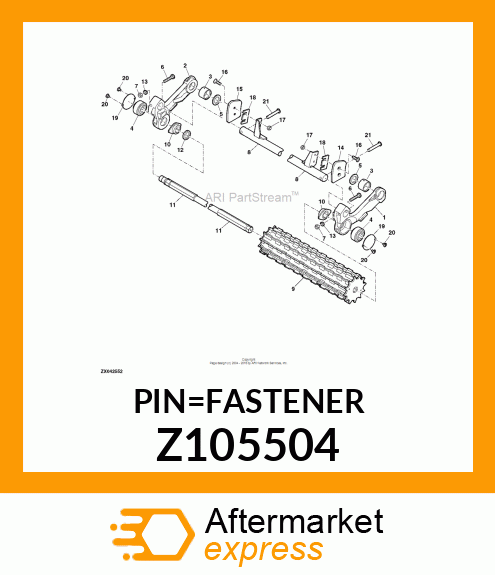 PIN FASTENER Z105504