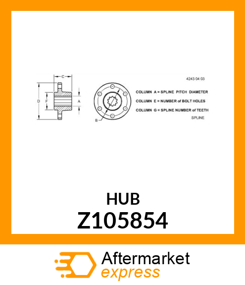 HUB Z105854