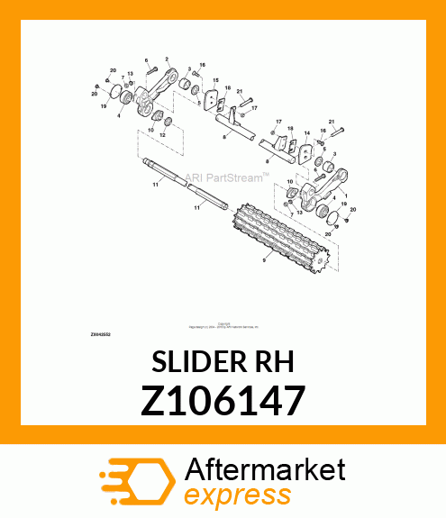SLIDER RH Z106147