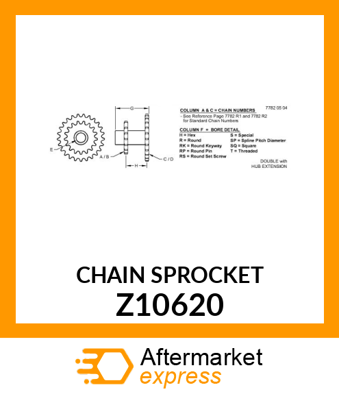 CHAIN SPROCKET Z10620
