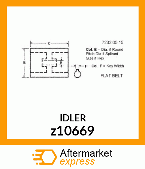 IDLER z10669