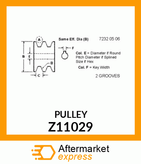 PULLEY Z11029