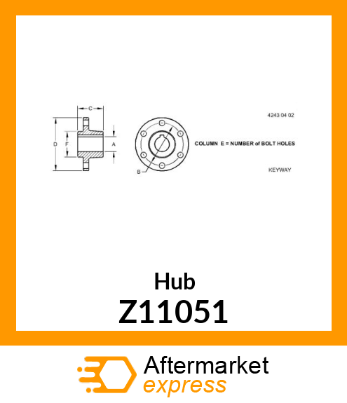 Hub Z11051