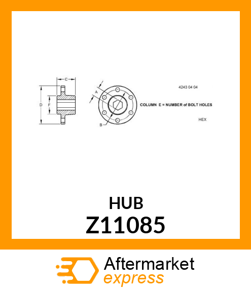 HUB Z11085