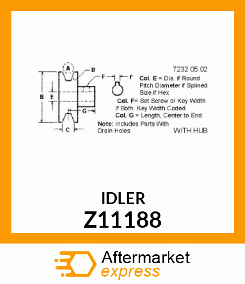IDLER Z11188
