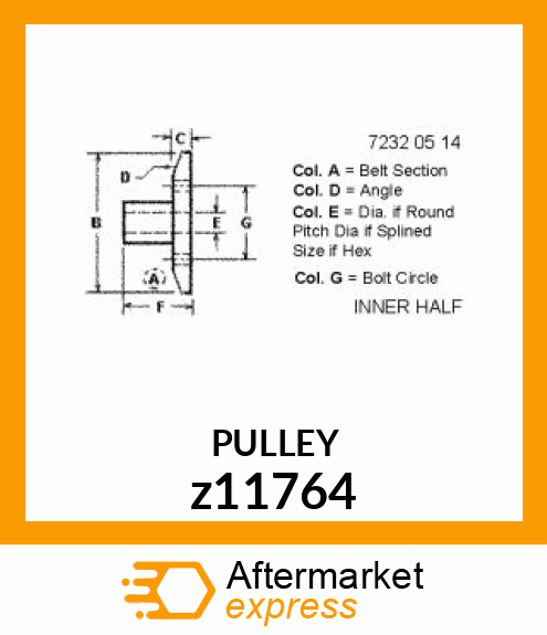 PULLEY z11764