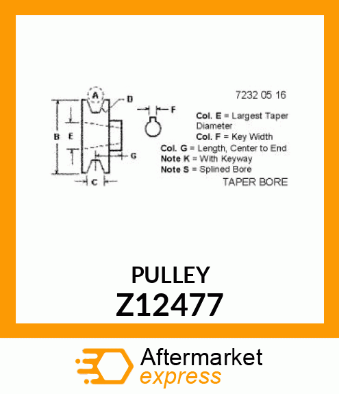 PULLEY Z12477
