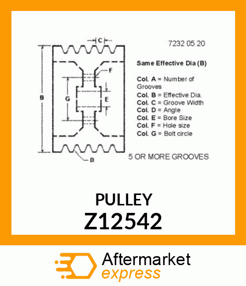 PULLEY Z12542