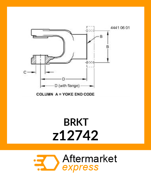 UNIVERSAL JOINT YOKE z12742