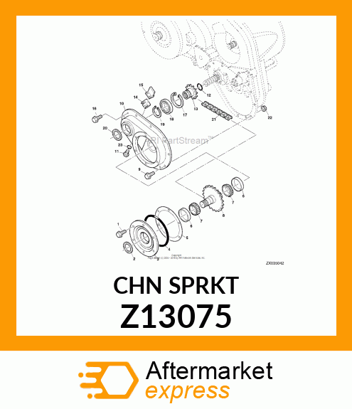 CHAIN SPROCKET Z13075